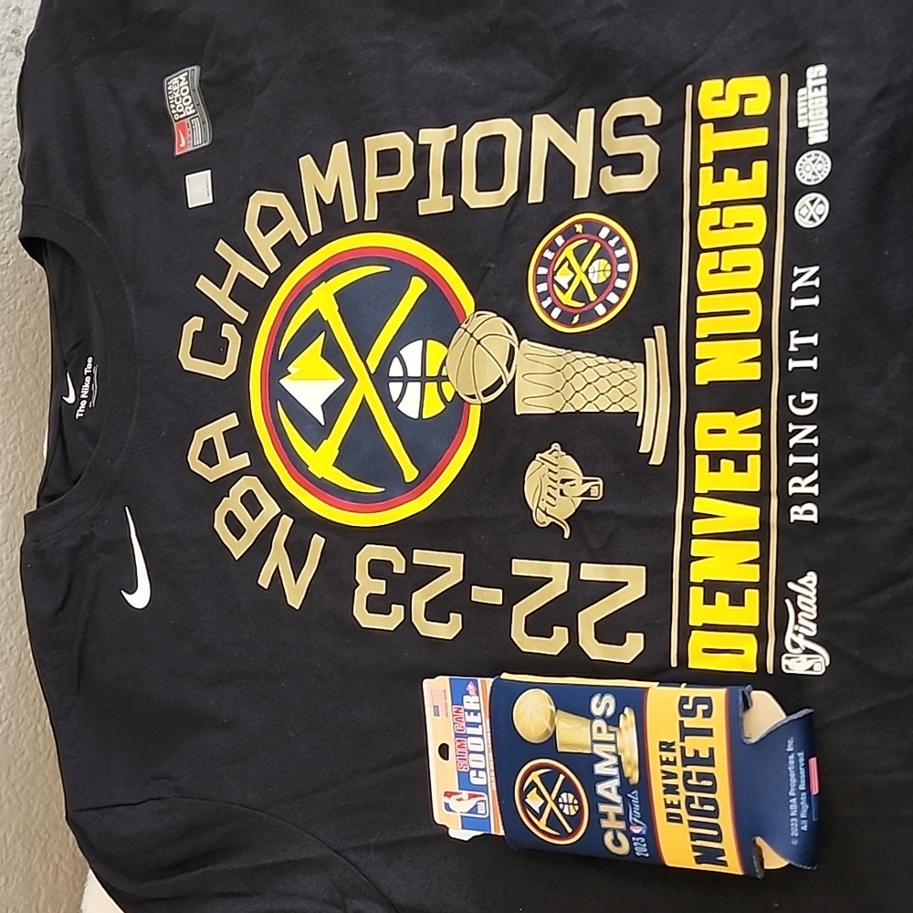 Denver nugets champions nike shirt